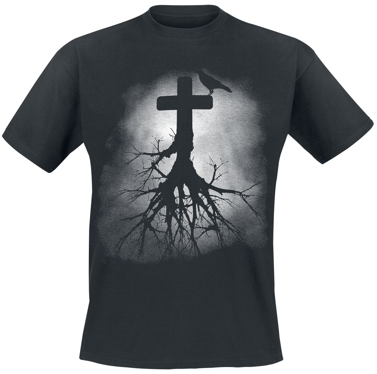 T-Shirt Manches courtes Gothic de Gravetree - XL à 4XL - pour Homme - noir - Gravetree