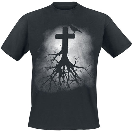 T-Shirt Manches courtes Gothic de Gravetree - XL à 4XL - pour Homme - noir - Gravetree