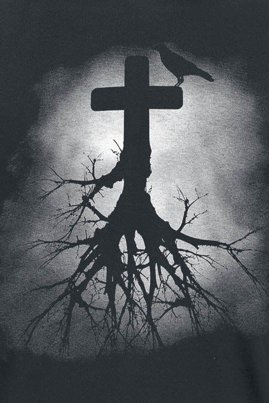 T-Shirt Manches courtes Gothic de Gravetree - XL à 4XL - pour Homme - noir - Gravetree - View 2