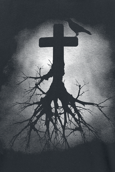 T-Shirt Manches courtes Gothic de Gravetree - XL à 4XL - pour Homme - noir - Gravetree - View 2