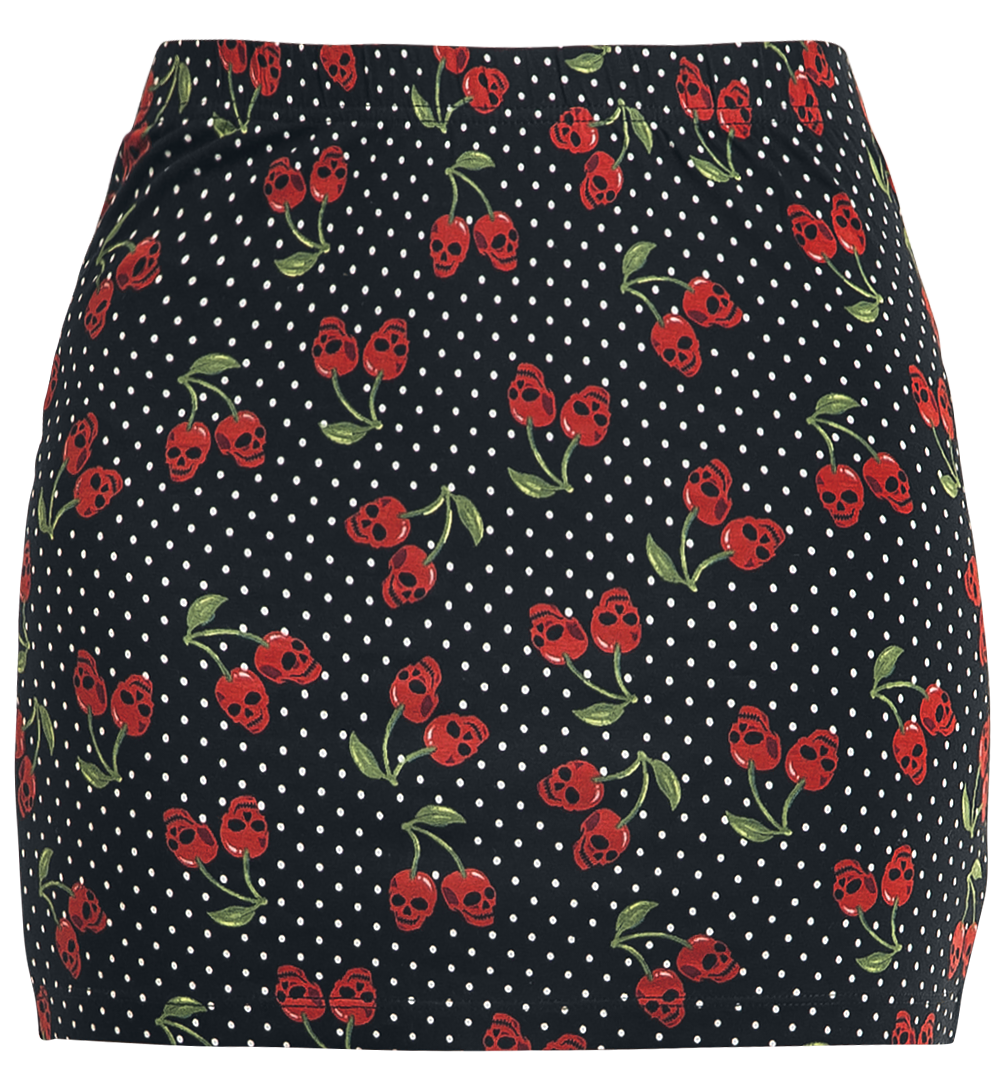 Jupe courte Rockabilly de Rock Rebel by EMP - The Double Life - S à 5XL - pour Femme - noir - Rock Rebel by EMP - View 2