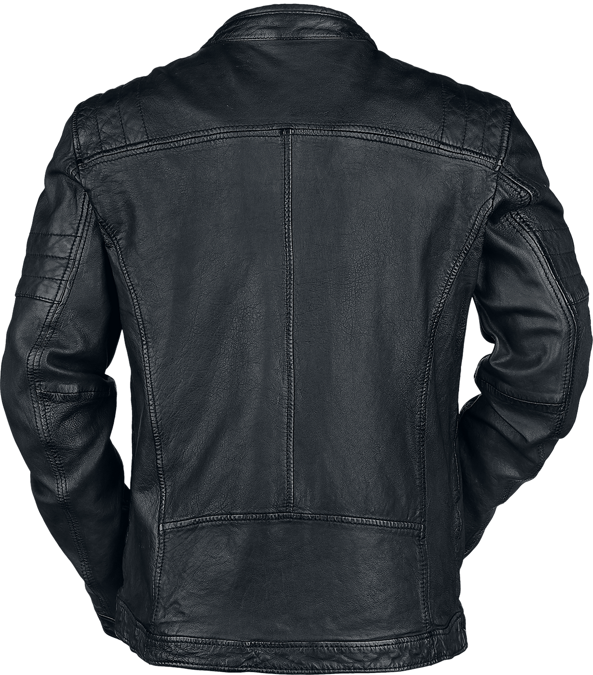 Veste en cuir  de Gipsy - Cave Slim Fit W18 Lanov - S à XXL - pour Homme - noir - gipsy - View 2