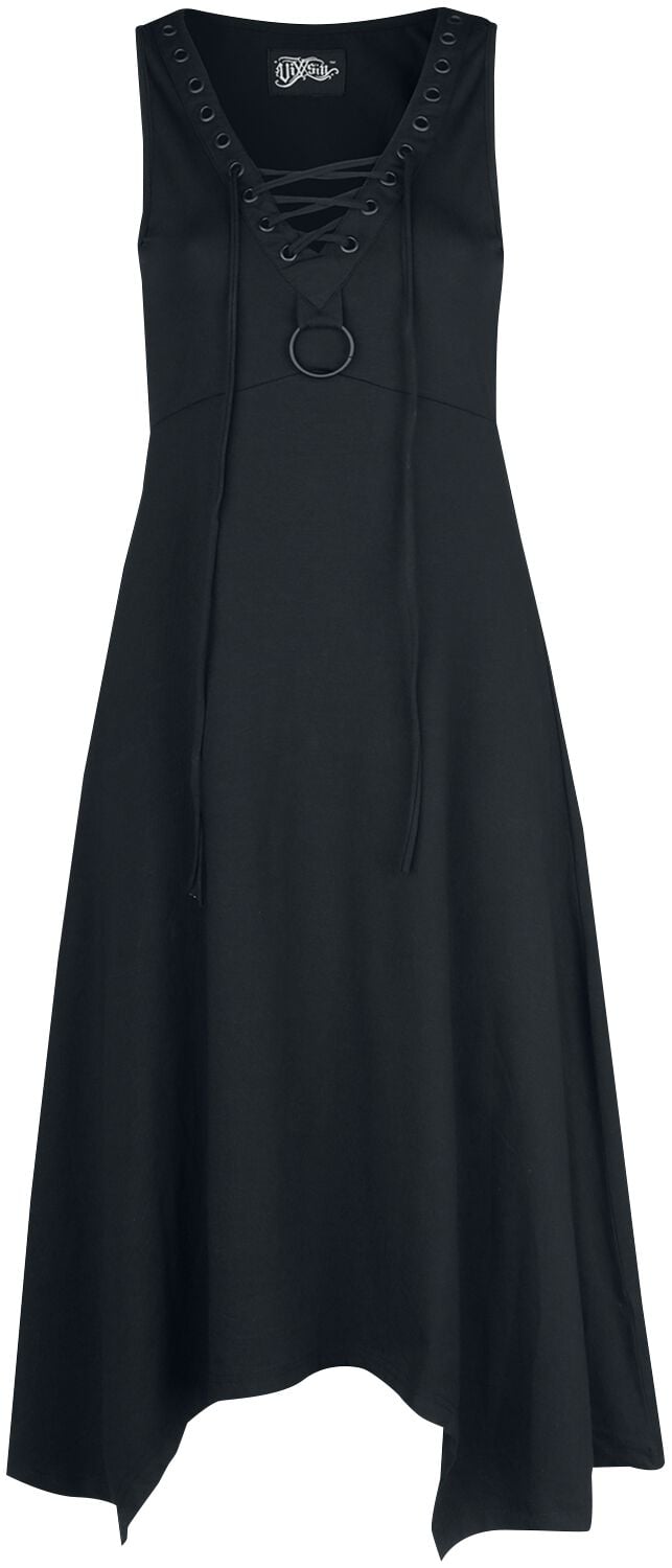 Robe mi-longue Gothic de Vixxsin - Robe Mora - S à 4XL - pour Femme - noir - Vixxsin