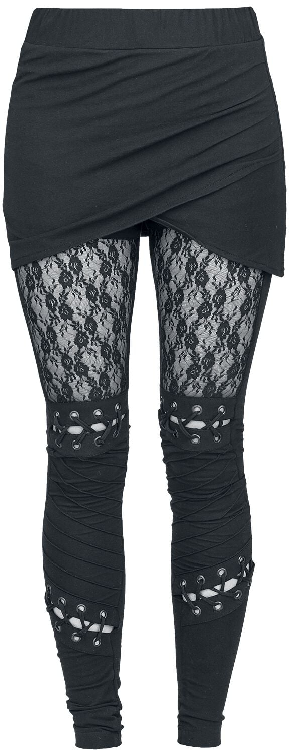 Legging Gothic de Poizen Industries - Leggings Myth - S à 4XL - pour Femme - noir - Poizen Industries