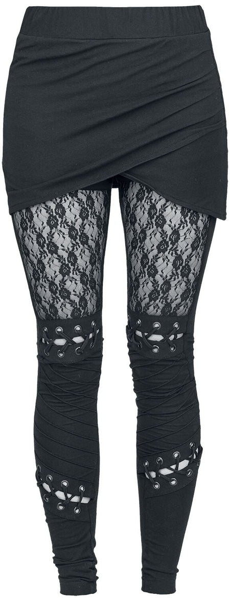 Legging Gothic de Poizen Industries - Leggings Myth - S à 4XL - pour Femme - noir - Poizen Industries