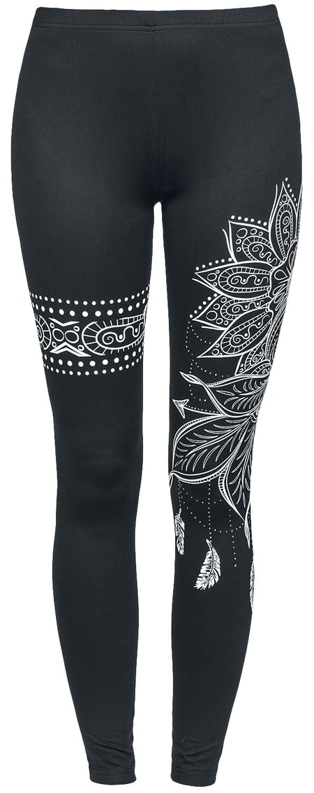Legging Gothic de Gothicana by EMP - Built For Comfort - S à XXL - pour Femme - noir - Gothicana by EMP