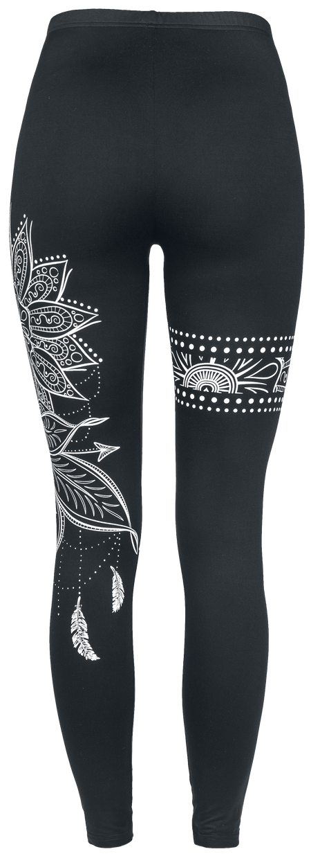Legging Gothic de Gothicana by EMP - Built For Comfort - S à XXL - pour Femme - noir - Gothicana by EMP - View 2