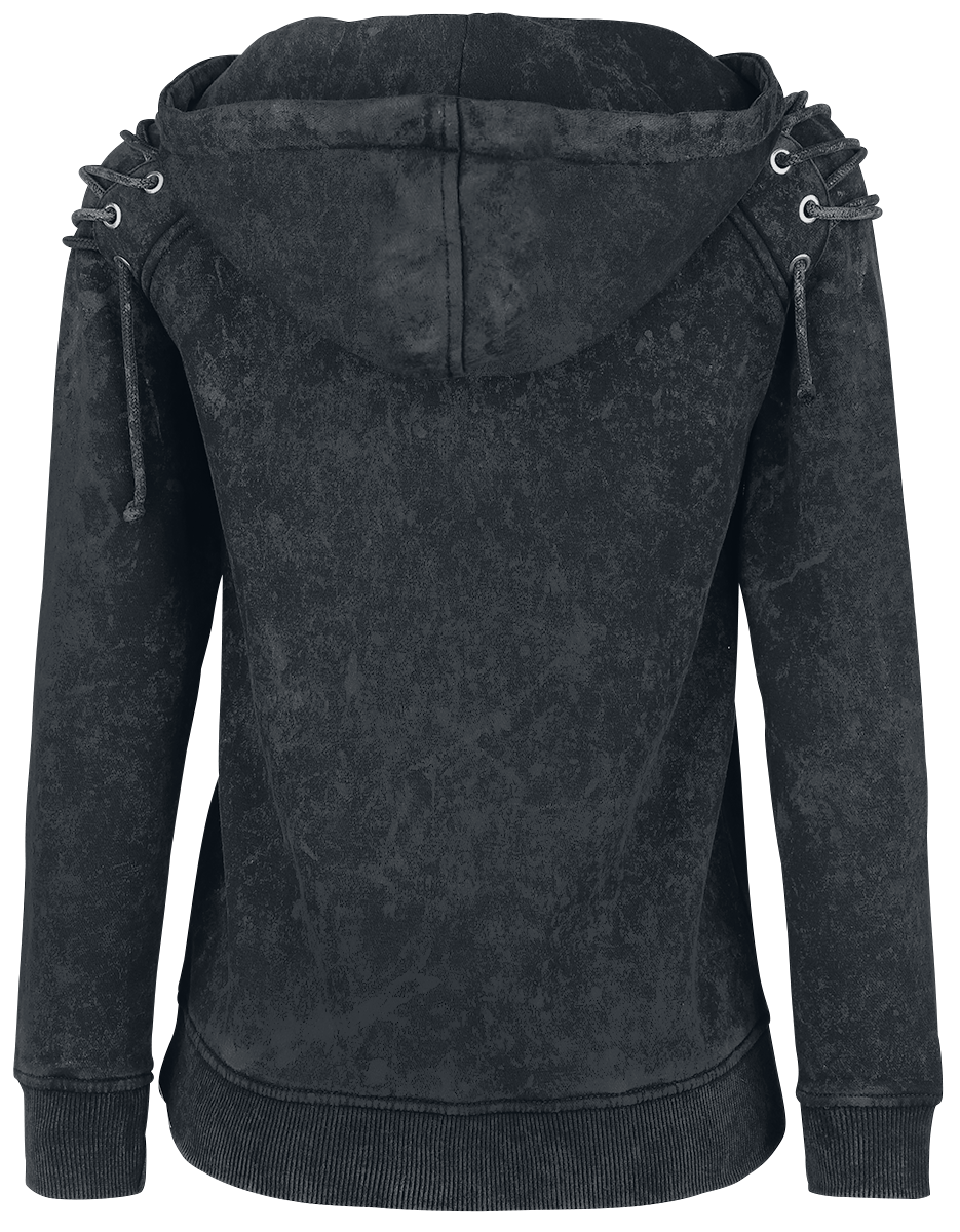 Sweat-shirt à capuche  de Rock Rebel by EMP - Stay Awake - S à XXL - pour Femme - gris - Rock Rebel by EMP - View 2