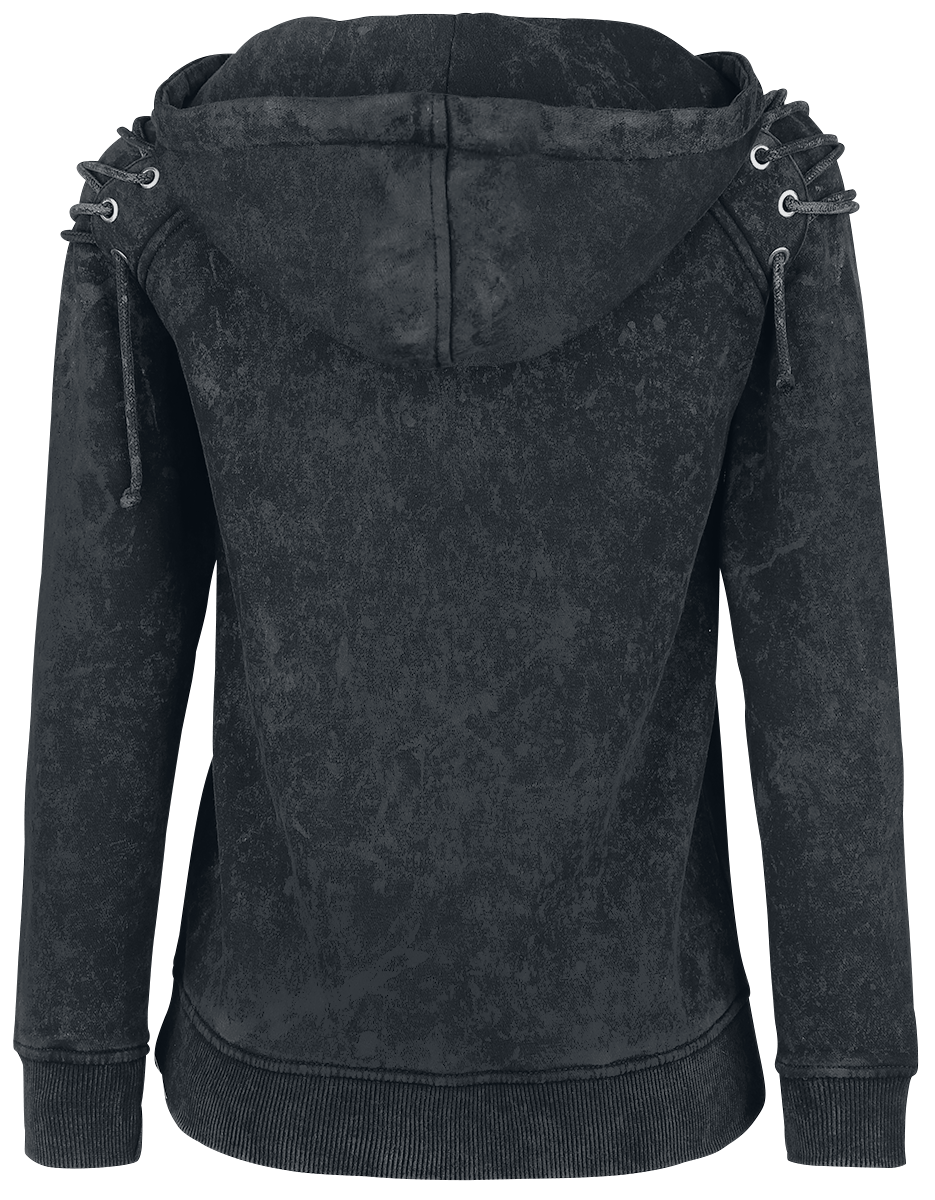 Sweat-shirt à capuche  de Rock Rebel by EMP - Stay Awake - S à XXL - pour Femme - gris - Rock Rebel by EMP - View 2