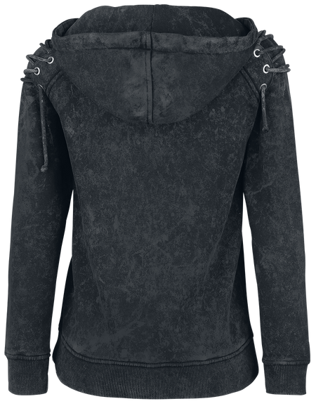 Sweat-shirt à capuche  de Rock Rebel by EMP - Stay Awake - S à XXL - pour Femme - gris - Rock Rebel by EMP - View 2