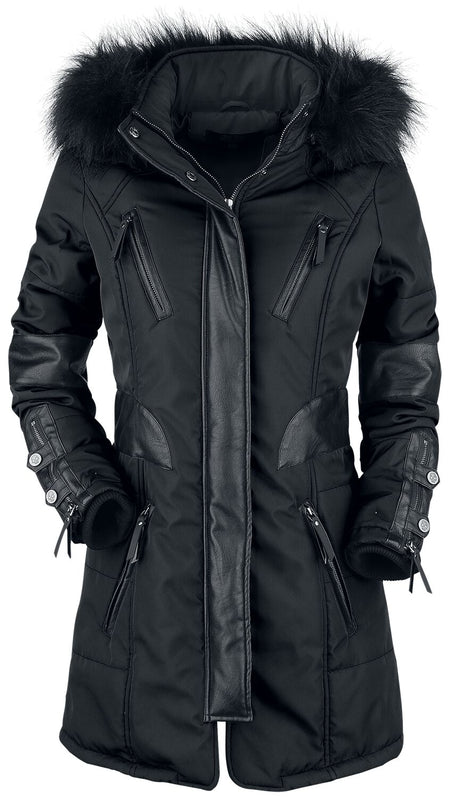 Veste d'hiver  de Rock Rebel by EMP - So Damn Obvious - S à XXL - pour Femme - noir - Rock Rebel by EMP
