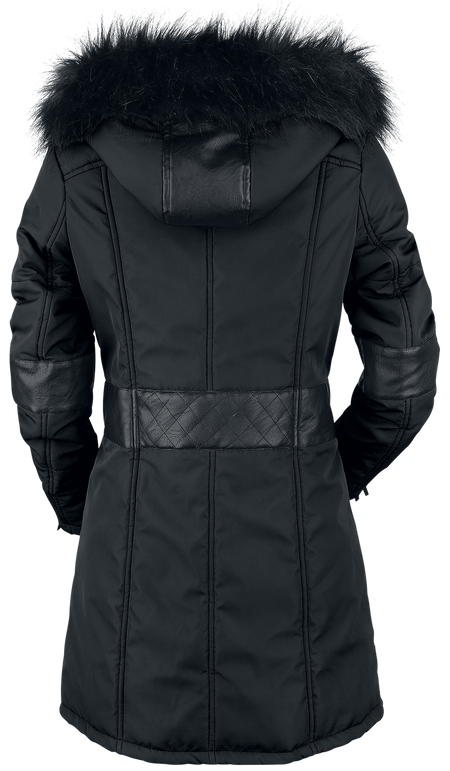 Manteau d'hiver  de Rock Rebel by EMP - So Damn Obvious - S à XXL - pour Femme - noir - Rock Rebel by EMP - View 2