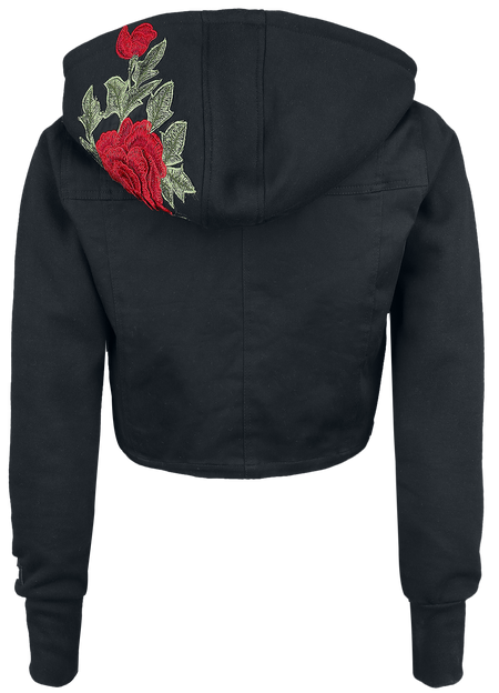 Sweat-shirt zippé à capuche  de Vixxsin - Veste Rea - S à XXL - pour Femme - noir - Vixxsin - View 2