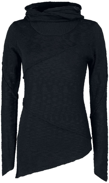 Sweat-shirt à capuche Gothic de Gothicana by EMP - In All Honesty - S à XXL - pour Femme - noir - Gothicana by EMP