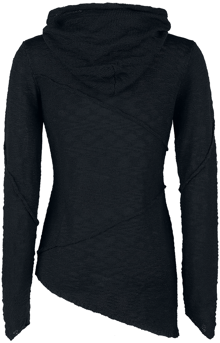 Sweat-shirt à capuche Gothic de Gothicana by EMP - In All Honesty - S à XXL - pour Femme - noir - Gothicana by EMP - View 2