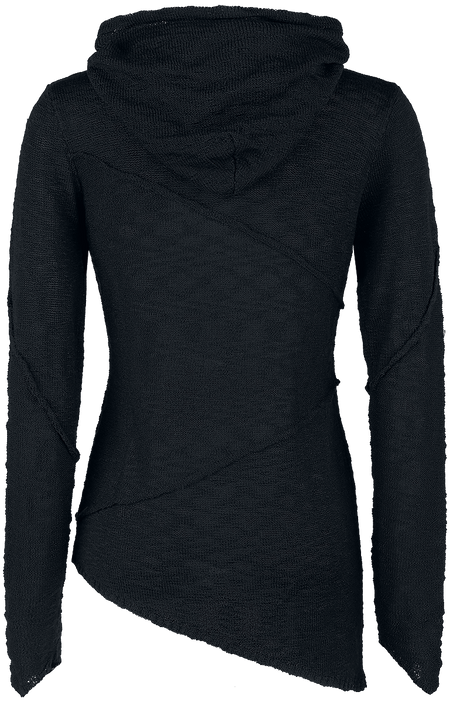 Sweat-shirt à capuche Gothic de Gothicana by EMP - In All Honesty - S à XXL - pour Femme - noir - Gothicana by EMP - View 2