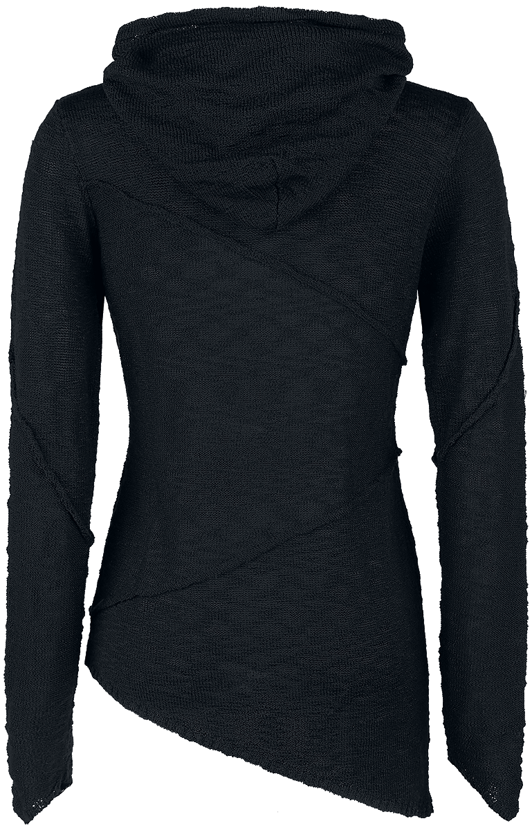 Sweat-shirt à capuche Gothic de Gothicana by EMP - In All Honesty - S à XXL - pour Femme - noir - Gothicana by EMP - View 2