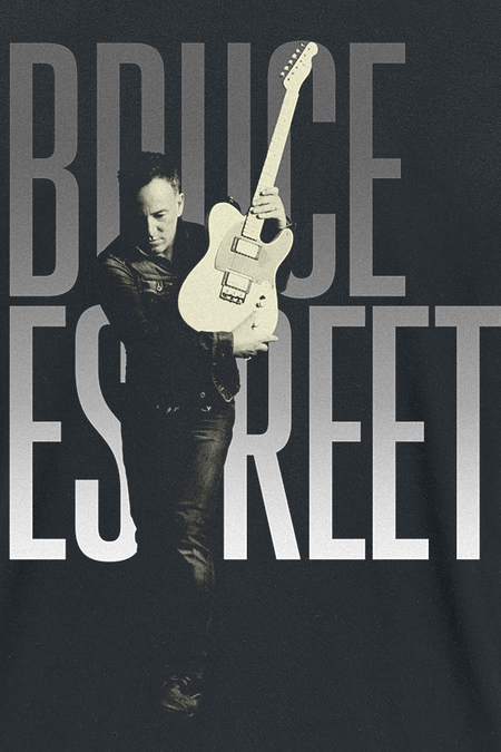 T-Shirt Manches courtes  de Bruce Springsteen - Estreet - S à XXL - pour Homme - noir - Bruce Springsteen - View 2