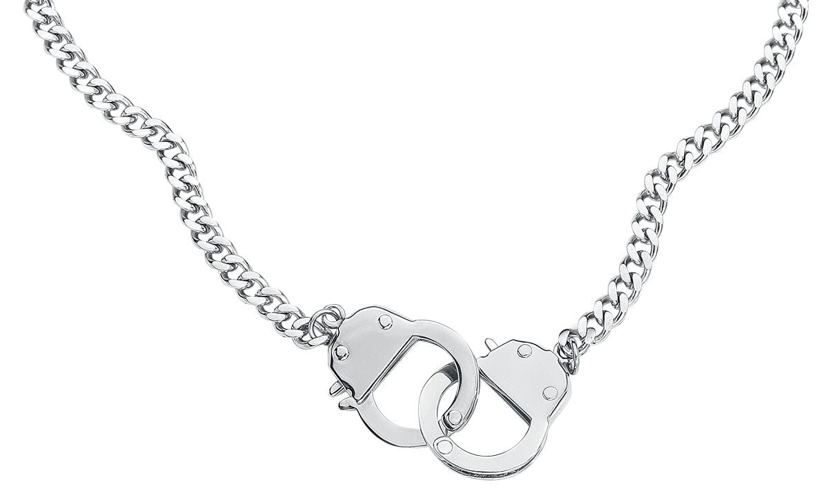 Collier  de etNox hard and heavy - Menottes - pour Homme - couleur argent - etNox hard and heavy