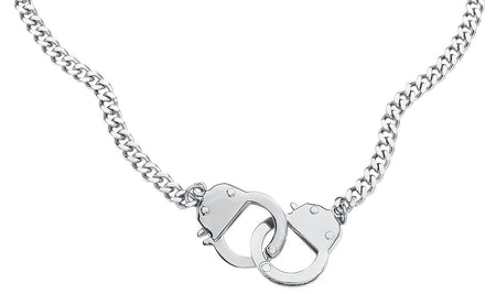 Collier  de etNox hard and heavy - Menottes - pour Homme - couleur argent - etNox hard and heavy