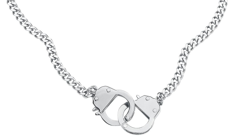 Collier  de etNox hard and heavy - Menottes - pour Homme - couleur argent - etNox hard and heavy