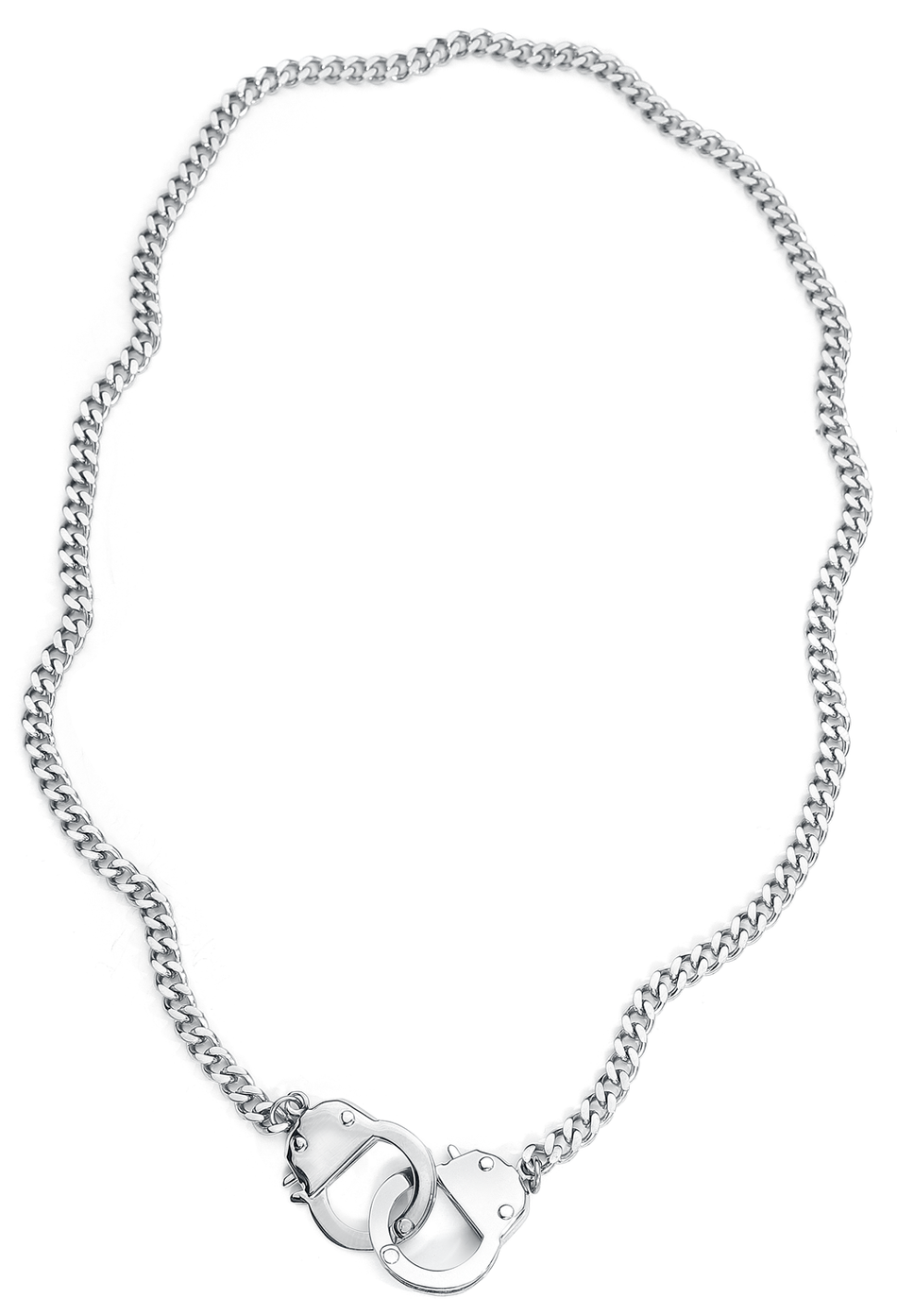 Collier  de etNox hard and heavy - Menottes - pour Homme - couleur argent - etNox hard and heavy - View 2
