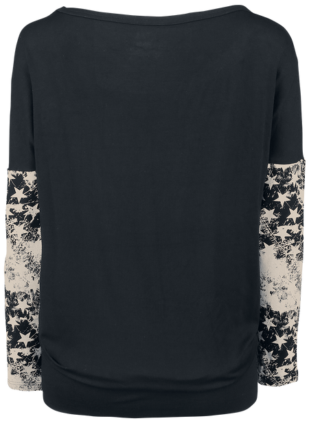 T-shirt manches longues  de RED by EMP - Fast And Loose - S à XXL - pour Femme - noir - RED by EMP - View 2