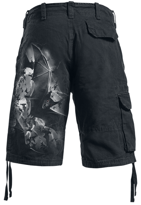 Short  de Spiral - Bat Curse - S à XXL - pour Homme - noir - Spiral - View 2