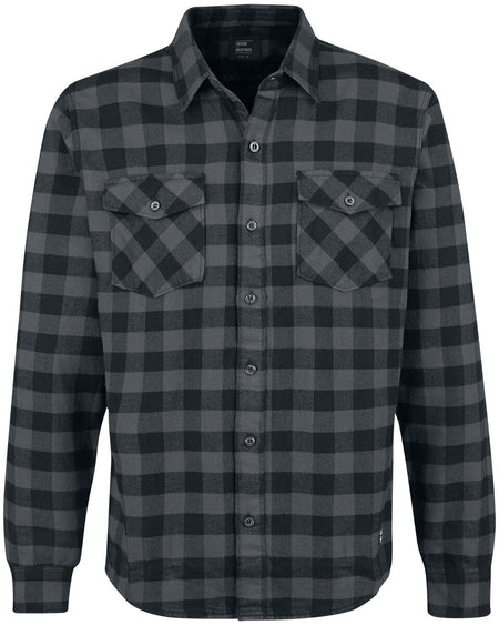 Chemise en flanelle  de Vintage Industries - Chemise Harley - S à 3XL - pour Homme - anthracite/noir - Vintage Industries