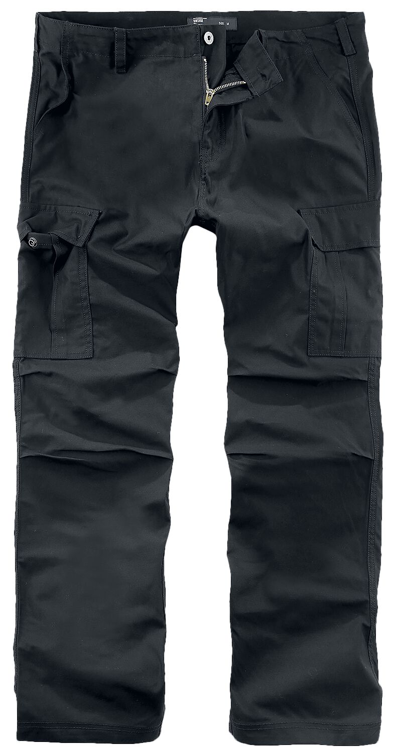 Pantalon Cargo  de Vintage Industries - Pantalon Owen - S à XXL - pour Homme - noir - Vintage Industries