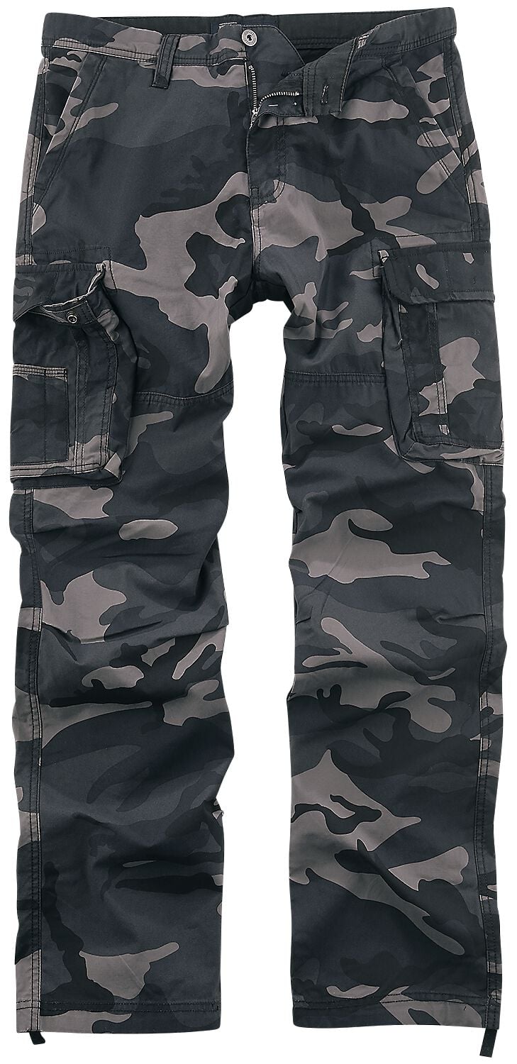 Pantalon Cargo  de Vintage Industries - Pantalon Reef - M - pour Homme - camouflage sombre - Vintage Industries