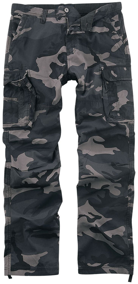 Pantalon Cargo  de Vintage Industries - Pantalon Reef - M - pour Homme - camouflage sombre - Vintage Industries