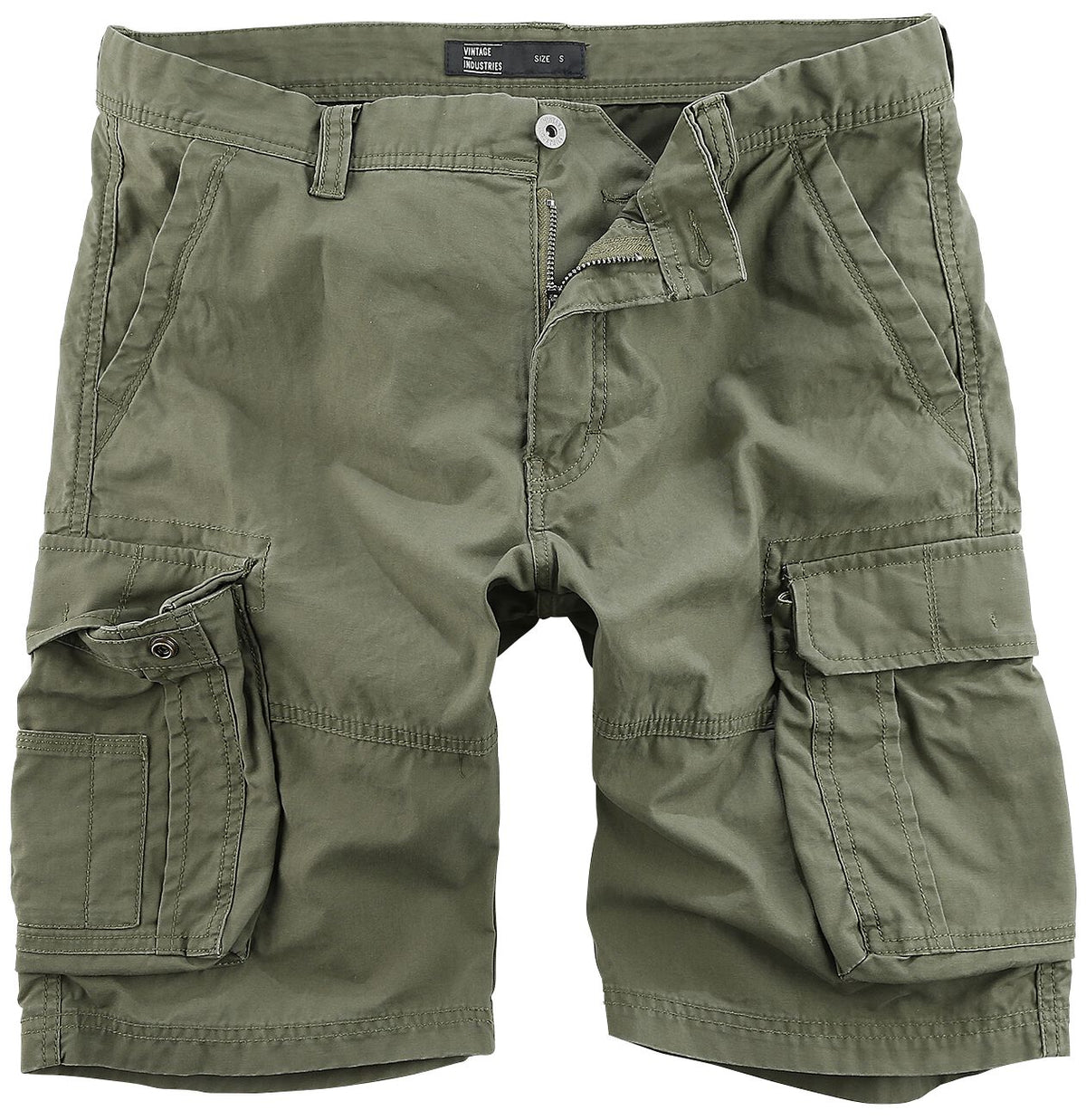 Short  de Vintage Industries - Short Rowing - S à 3XL - pour Homme - olive - Vintage Industries