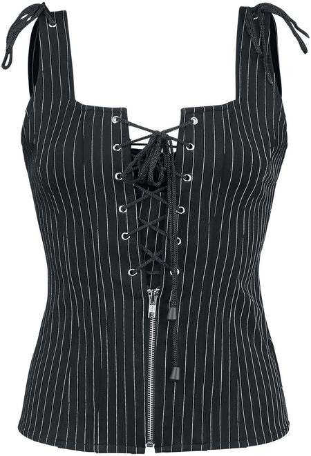 Top Gothic de Gothicana by EMP - Viola - S à XXL - pour Femme - noir - Gothicana by EMP