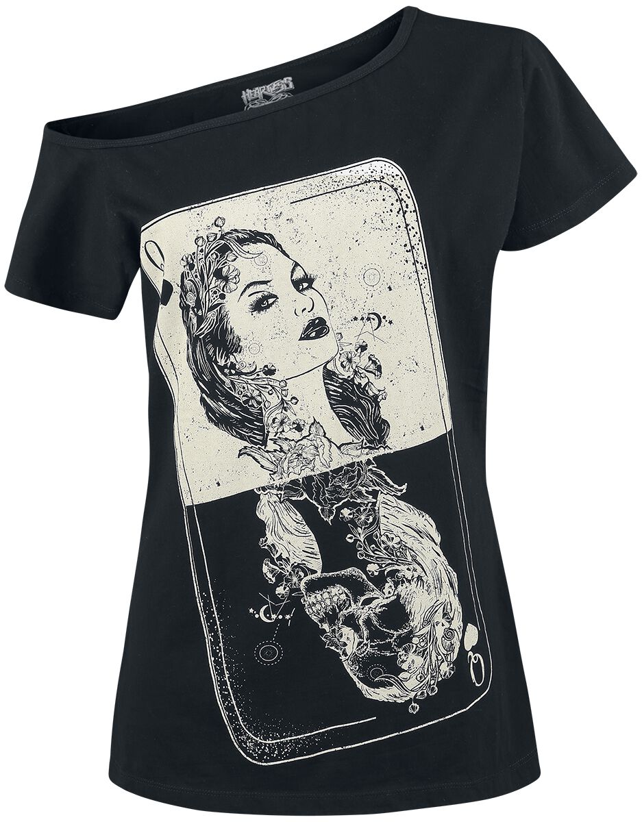 T-Shirt Manches courtes Gothic de Heartless - Haut Tarot - S à 4XL - pour Femme - noir - Heartless