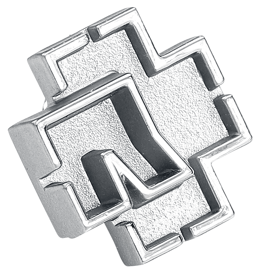 Pin's  de Rammstein - Logo Rammstein - pour Unisexe - couleur argent - Rammstein - View 2