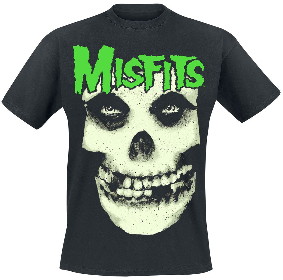 T-Shirt Manches courtes  de Misfits - Jarek Skull - S à XXL - pour Homme - noir - Misfits