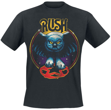 T-Shirt Manches courtes  de Rush - Owl Star - S à XXL - pour Homme - noir - Rush