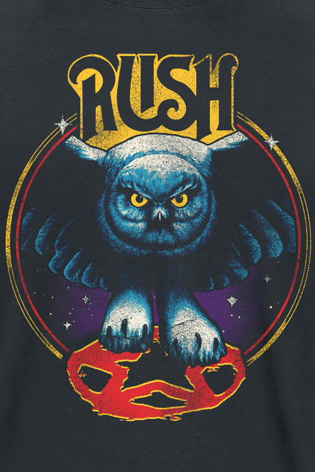 T-Shirt Manches courtes  de Rush - Owl Star - S à XXL - pour Homme - noir - Rush - View 2