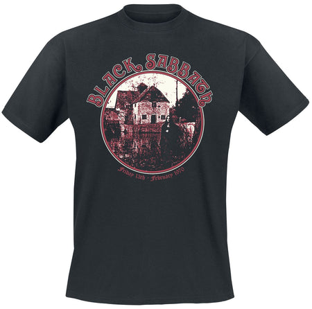 T-Shirt Manches courtes  de Black Sabbath - Anniversary House - S à XXL - pour Homme - noir - Black Sabbath