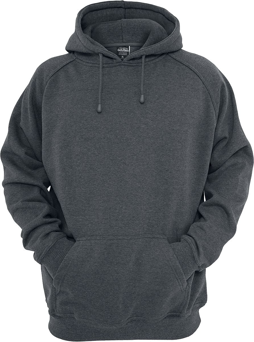Sweat-shirt à capuche  de Urban Classics - Sweat À Capuche Uni - M à 5XL - pour Homme - anthracite - Urban Classics