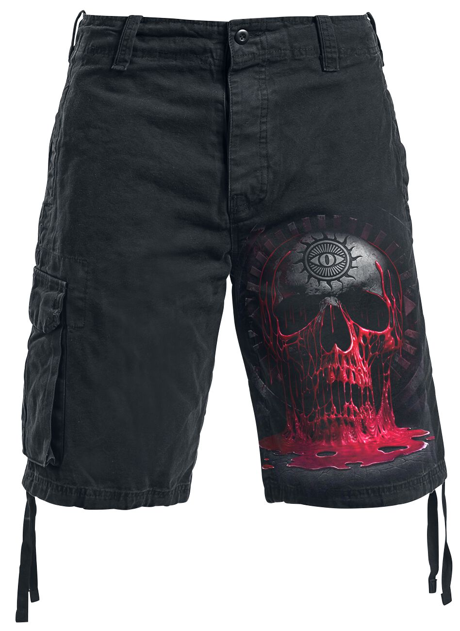 Short Gothic de Spiral - Bleeding Souls - S à XXL - pour Homme - noir - Spiral