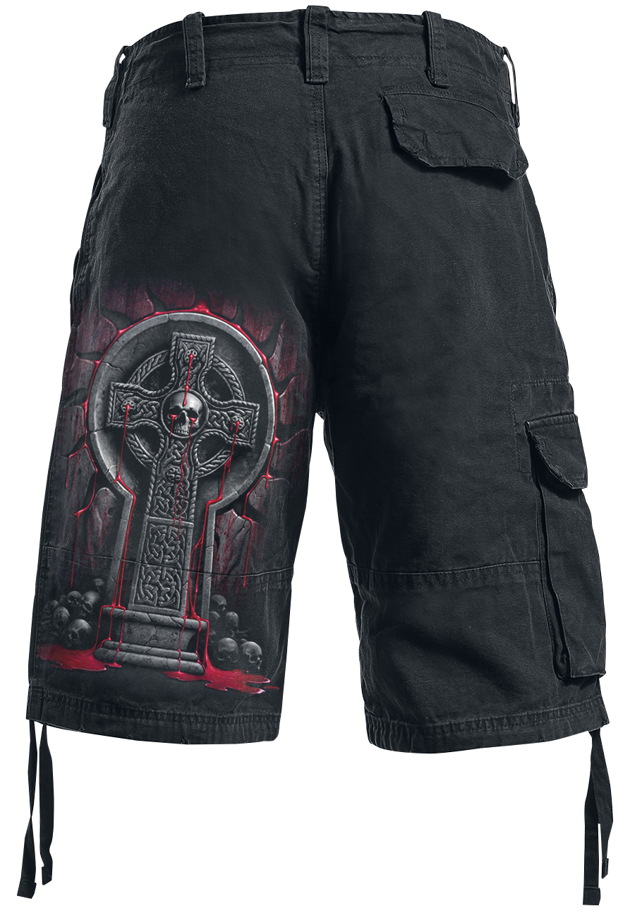 Short Gothic de Spiral - Bleeding Souls - S à XXL - pour Homme - noir - Spiral - View 2