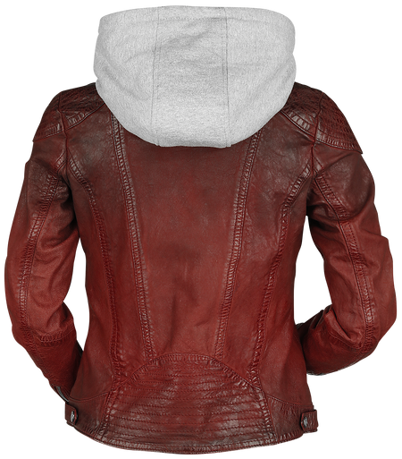 Veste en cuir  de Mauritius - Cascha LAMOV - XS à 5XL - pour Femme - rouge - Mauritius - View 2