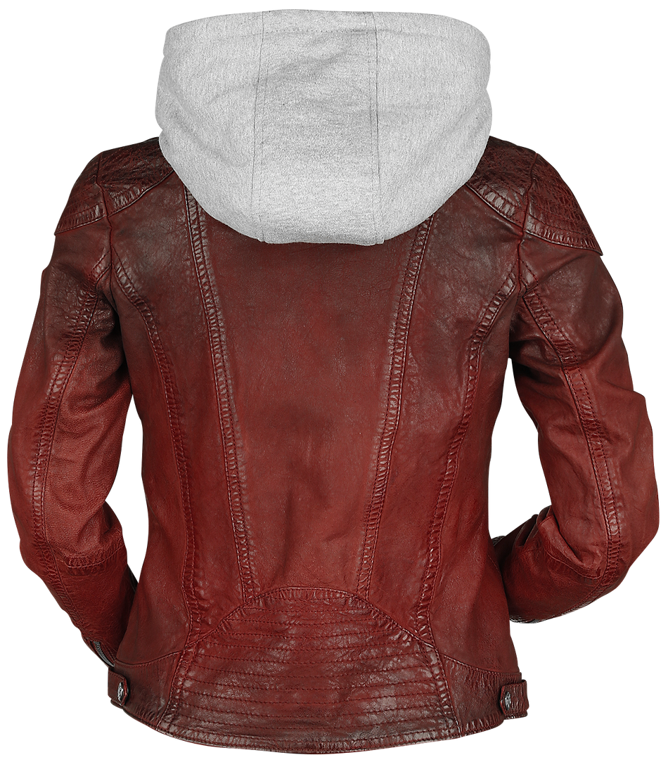 Veste en cuir  de Mauritius - Cascha LAMOV - XS à 5XL - pour Femme - rouge - Mauritius - View 2