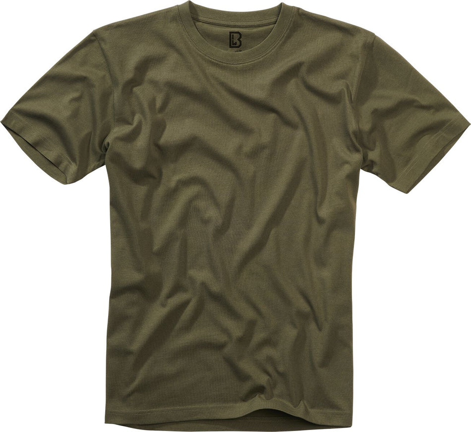 T-Shirt Manches courtes  de Brandit - T-Shirt Premium - S à 7XL - pour Homme - olive - Brandit