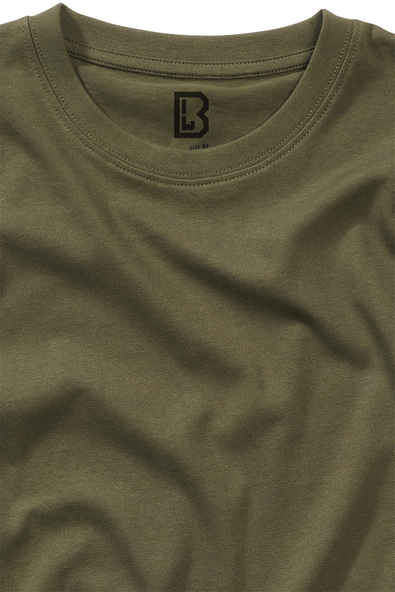 T-Shirt Manches courtes  de Brandit - T-Shirt Premium - S à 7XL - pour Homme - olive - Brandit - View 2