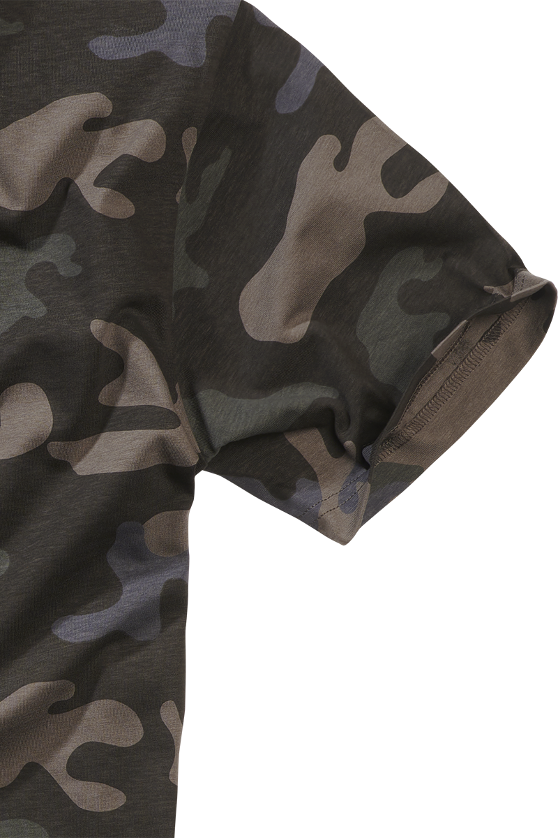 T-Shirt Manches courtes  de Brandit - T-Shirt Premium - S à 5XL - pour Homme - camouflage sombre - Brandit - View 2