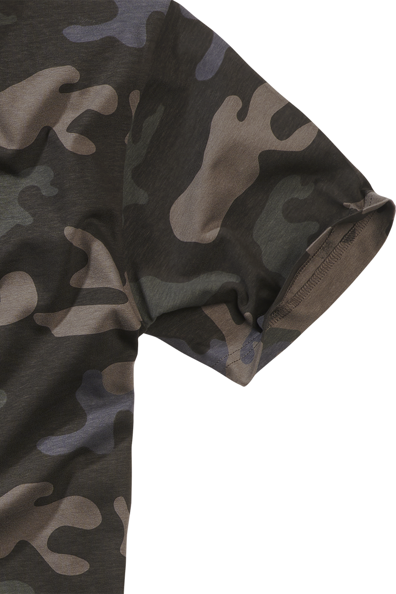 T-Shirt Manches courtes  de Brandit - T-Shirt Premium - S à 5XL - pour Homme - camouflage sombre - Brandit - View 2