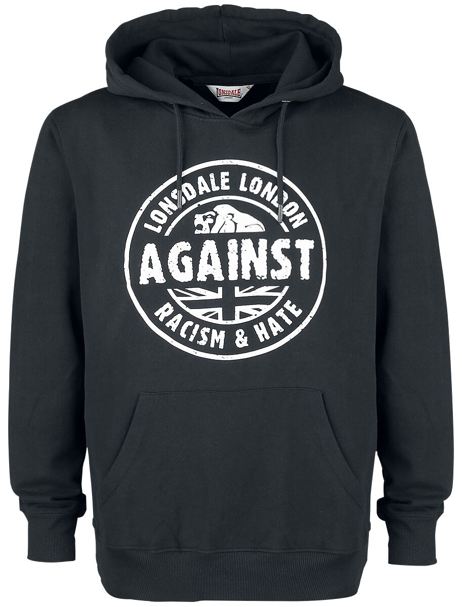 Sweat-shirt à capuche  de Lonsdale London - Linford - S à 3XL - pour Homme - noir - Lonsdale London